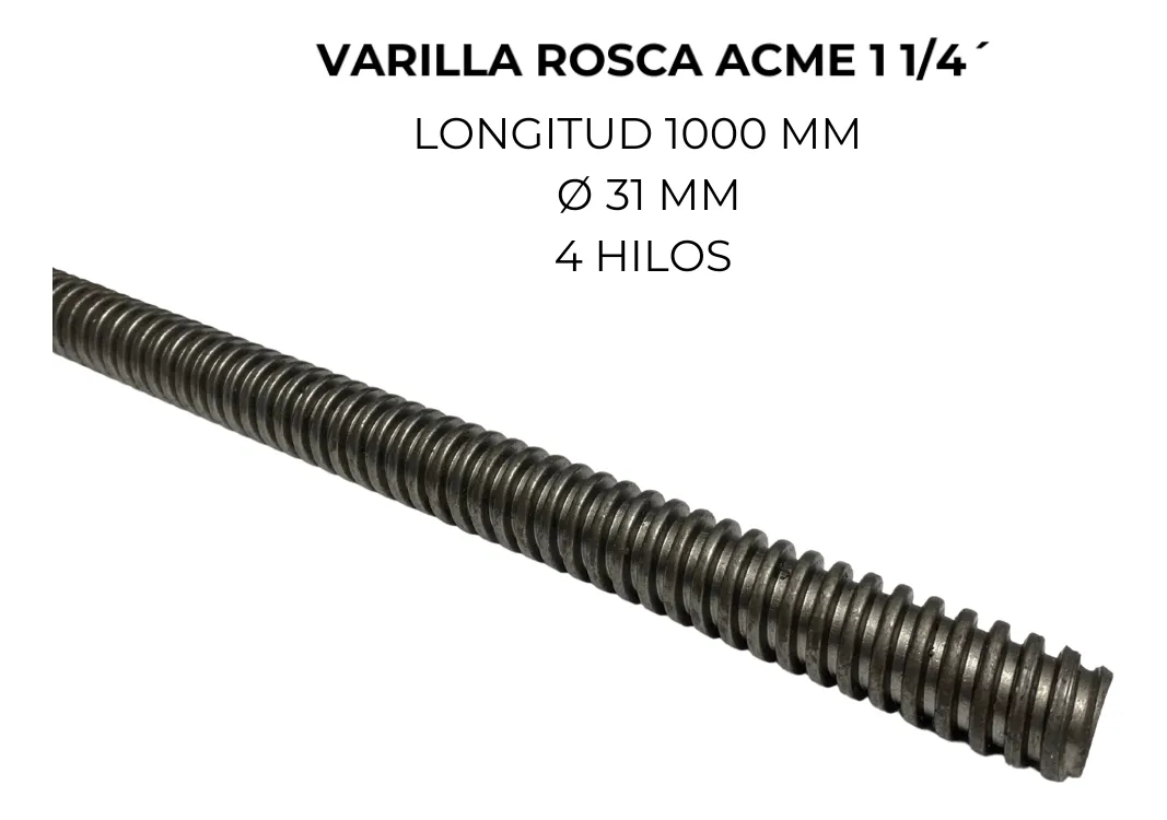 Varillas Roscadas ACME — vista 2